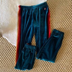 Aviator Nation Velvet Joggers Pants XS